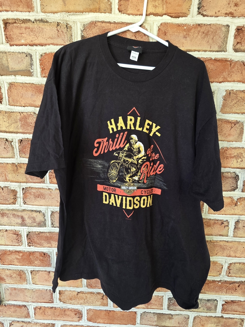 Harley-Davidson Black Short-Sleeve 'Thrill of the Ride' Graphic Tee